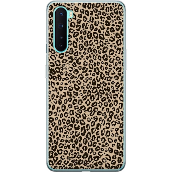 OnePlus Nord Läpinäkyvä kuori Taite Leopardeista