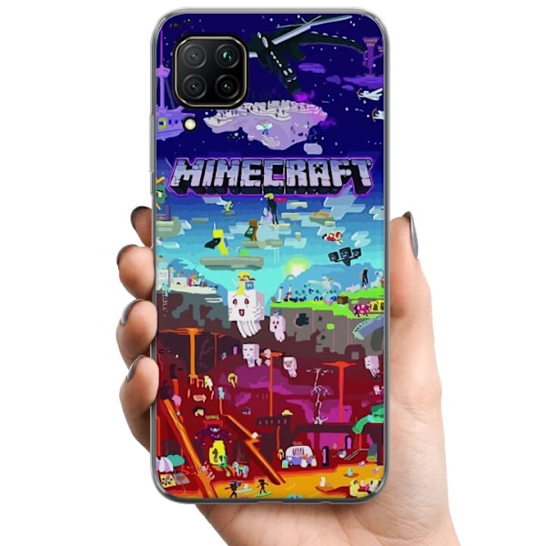 Huawei P40 lite TPU Mobilskal MineCraft