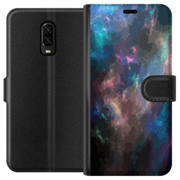 OnePlus 6T Plånboksfodral Galaxy Marmor