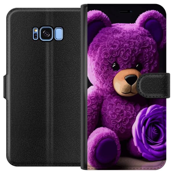 Kompatibel Tegnebogsetui til Samsung Galaxy S8 Teddy Bær