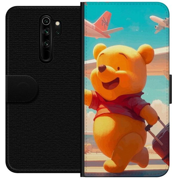 Xiaomi Redmi Note 8 Pro  Lompakkokotelo Nalle Puh Matkustaa