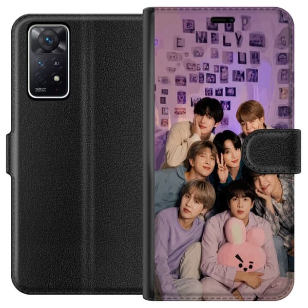 Kompatibel Tegnebogsetui til Xiaomi Redmi Note 11 Pro 5G BTS lilla