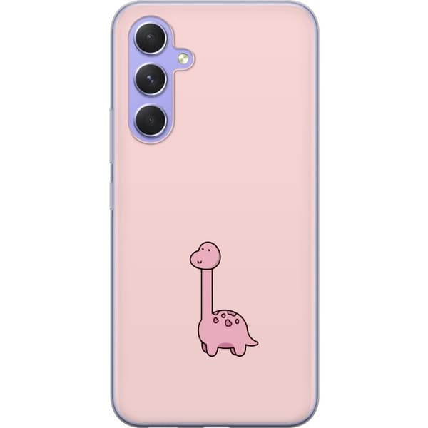 Kompatibelt Mobildeksel til Samsung Galaxy A54 Rosa dinosaur