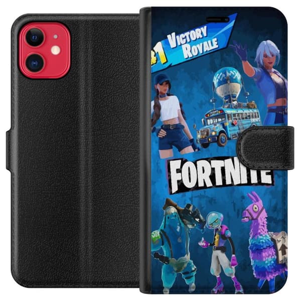 Kompatibel Tegnebogsetui til Apple iPhone 11 Fortnite