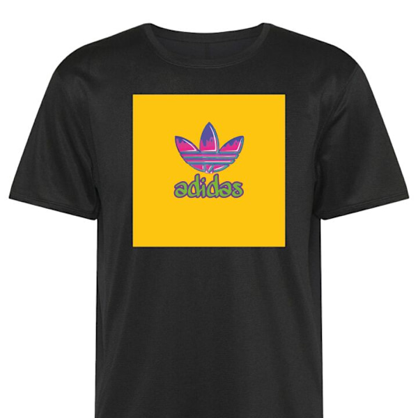 Trænings T-shirt | Sport T-shirt til Voksen Adidas sort Stor