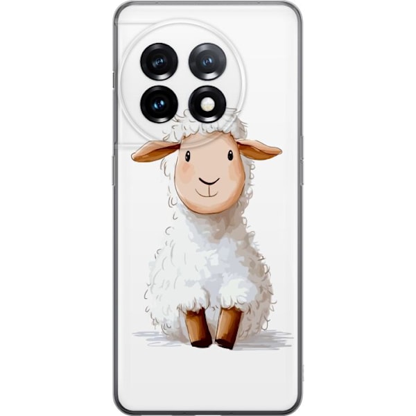 OnePlus 11R Läpinäkyvä kuori Suloinen Lammas - lasten ja va