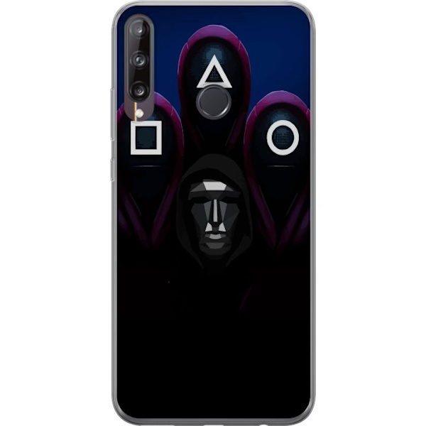 Huawei P40 lite E Genomskinligt Skal Squid Game Säsong 3 Nya Ikoner Populär Serie TV Motiv Asiatisk Drama Trend Ikoniskt Grafisk Design