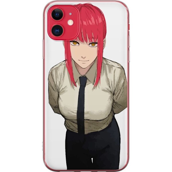 Apple iPhone 11 Genomskinligt Skal Makima Chainsaw Man