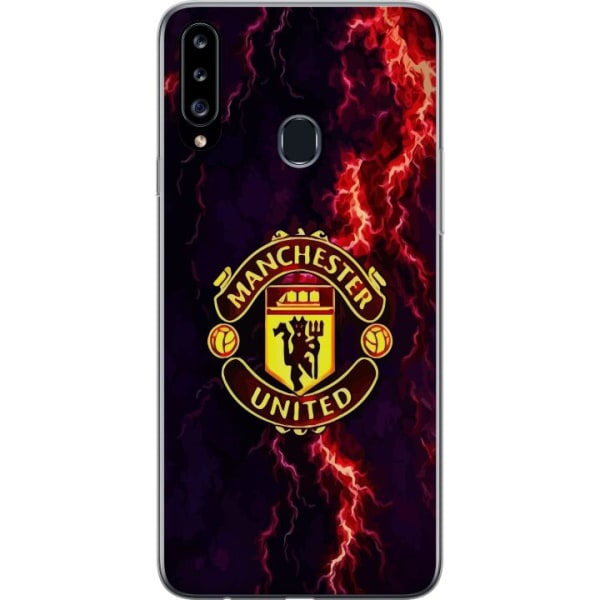 Samsung Galaxy A20s Gennemsigtig cover Manchester United