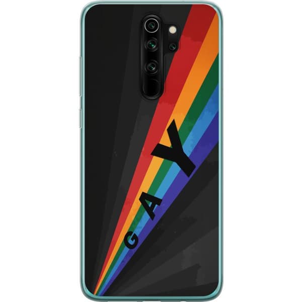 Kompatibelt Mobilskal till Xiaomi Redmi Note 8 Pro  Gay regnbåge svart