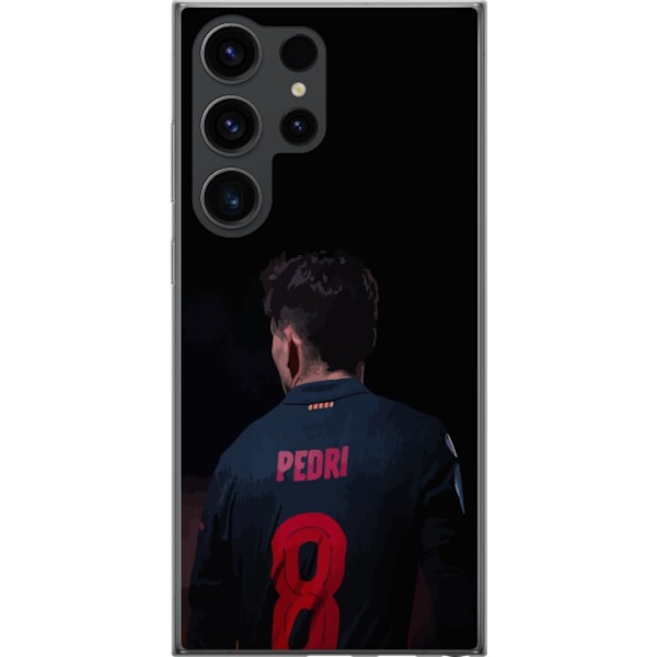 Samsung Galaxy S24 Ultra Läpinäkyvä kuori Pedri FC Barcelon