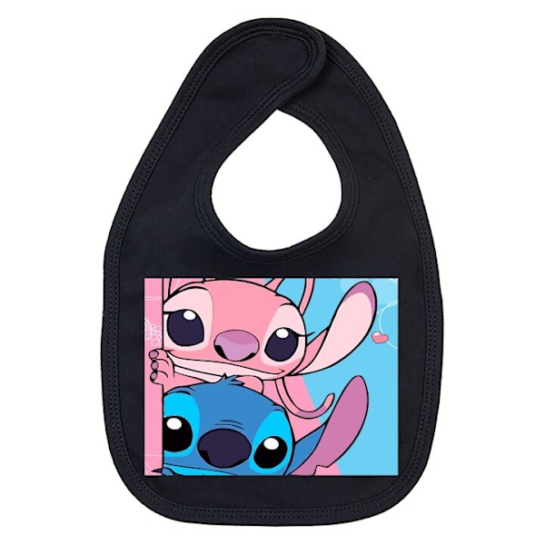Baby Smekke Stitch & Angel Svart one size
