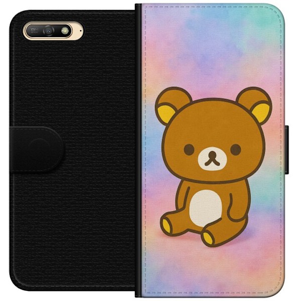 Huawei Y6 (2018) Lommeboketui Kawaii Sanrio Rilakkuma
