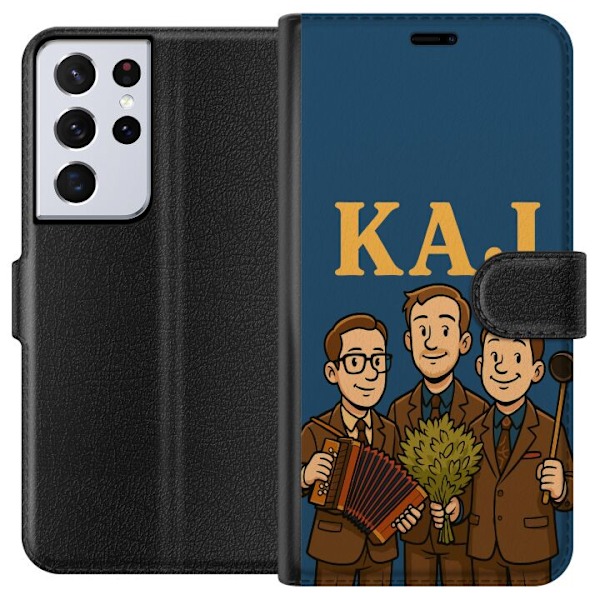 Samsung Galaxy S21 Ultra 5G Plånboksfodral Kaj Bara Bada Bast