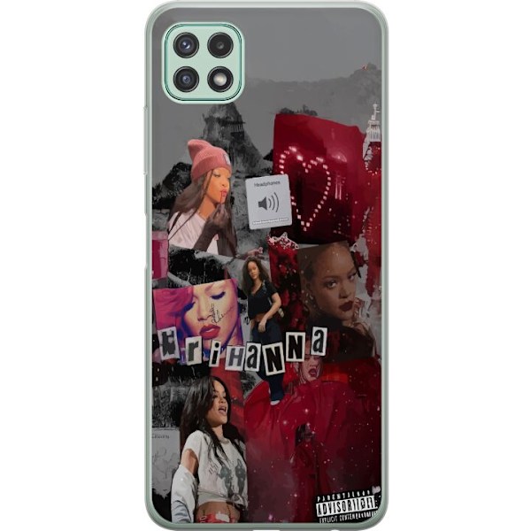 Samsung Galaxy A22 5G Gjennomsiktig deksel Rihanna – Iconic