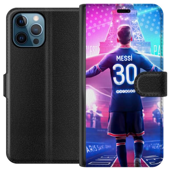 Kompatibel Tegnebogsetui til Apple iPhone 12 Pro Lionel Messi