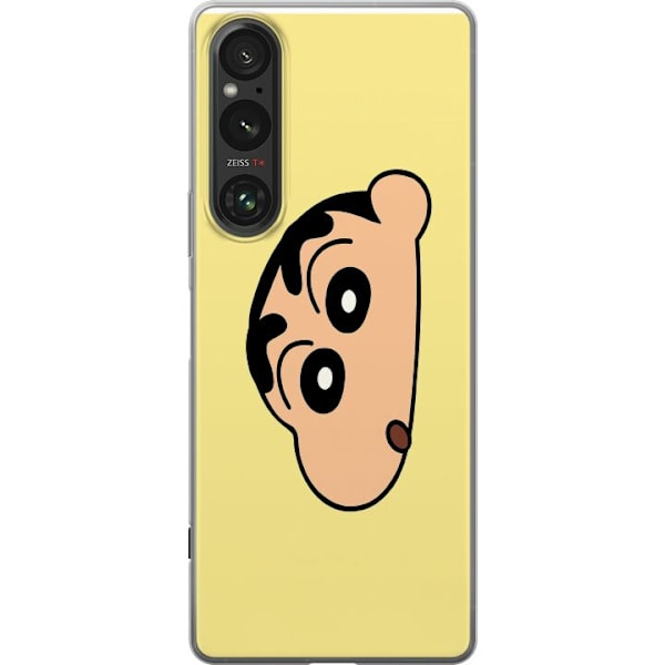 Sony Xperia 1 VI Läpinäkyvä kuori Peeking Shinchan