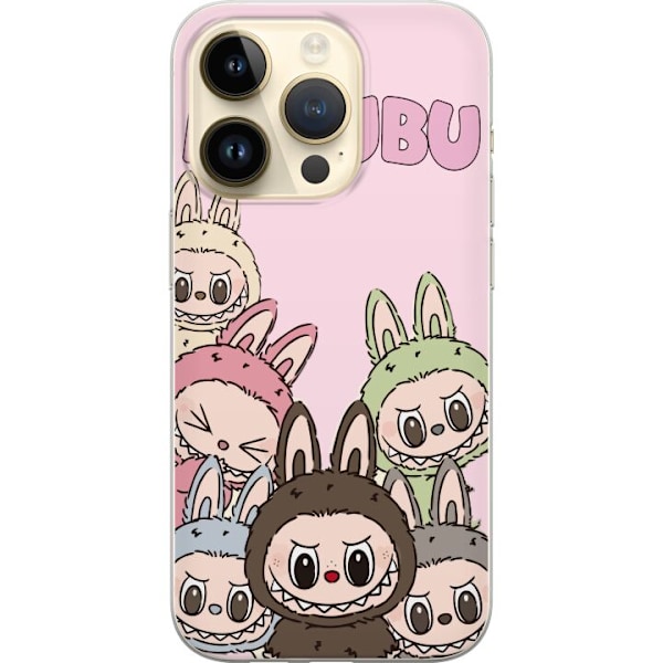 Apple iPhone 15 Pro Gennemsigtig cover Labubu Classics
