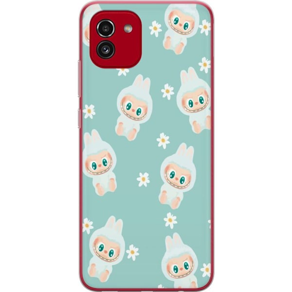 Samsung Galaxy A03 Läpinäkyvä kuori Labubu Candy Vibes