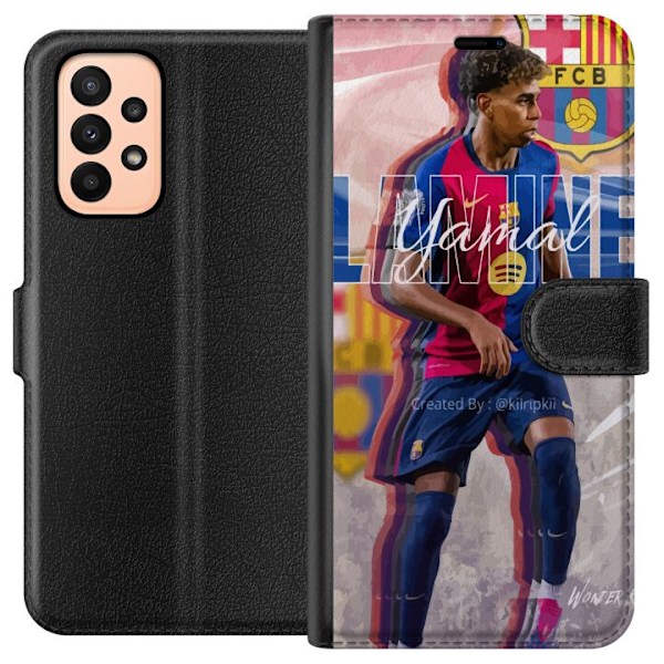 Samsung Galaxy A23 Lompakkokotelo Lamine Yamal FCB