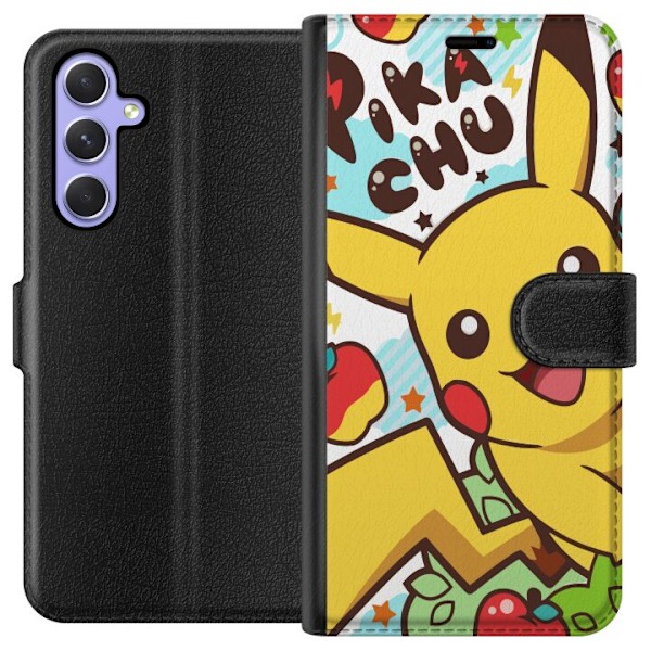 Samsung Galaxy A54 Tegnebogsetui Pikachu