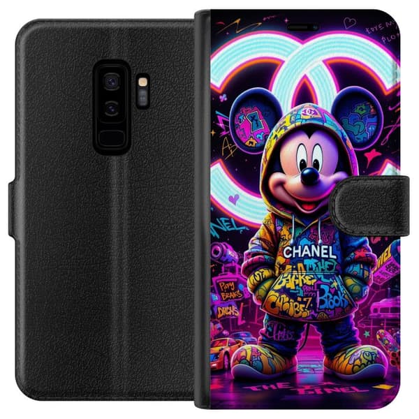 Kompatibel Tegnebogsetui til Samsung Galaxy S9+ Mus Gris
