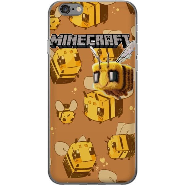 Apple iPhone 6 Läpinäkyvä kuori Minecraft Bi
