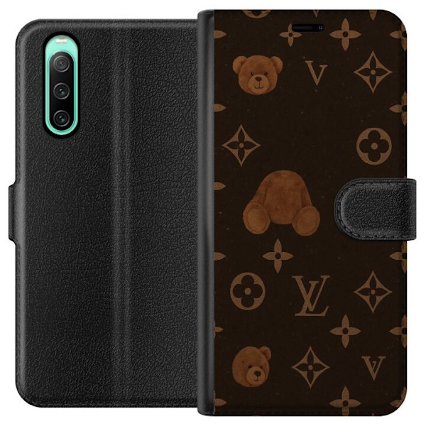 Sony Xperia 10 IV Lompakkokotelo Plush Luxe