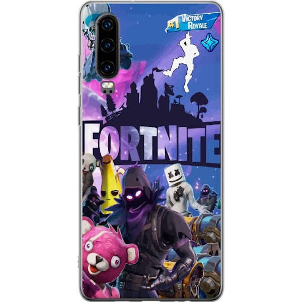 Huawei P30 Gjennomsiktig deksel Fortnite