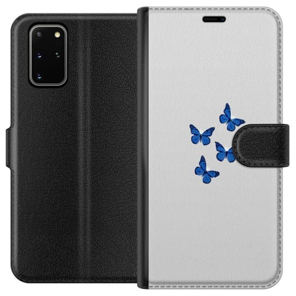 Yhteensopiva Lompakkokotelo Samsung Galaxy S20+ Perhoset