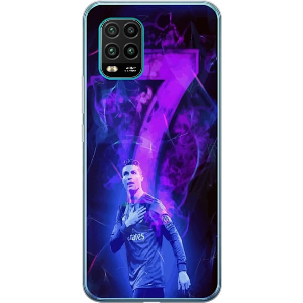 Xiaomi Mi 10 Lite 5G Genomskinligt Skal Ronaldo 7 – Fotbollslegend i Action för Fans