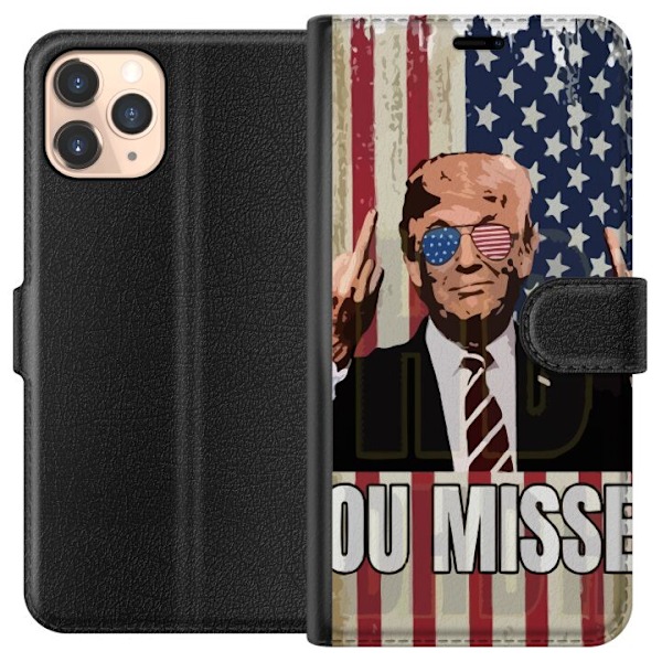 Apple iPhone 11 Pro Lompakkokotelo Trump