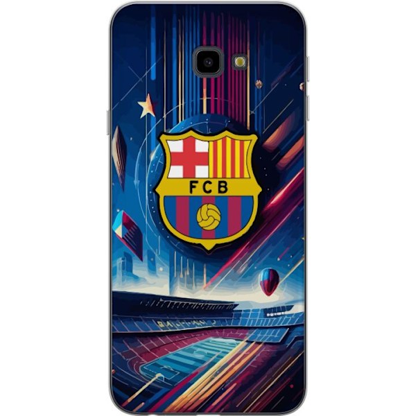 Samsung Galaxy J4+ Läpinäkyvä kuori FC Barcelona