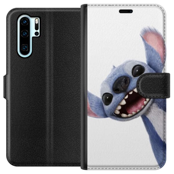 Kompatibelt Lommeboketui til Huawei P30 Pro Lilo & Stitch