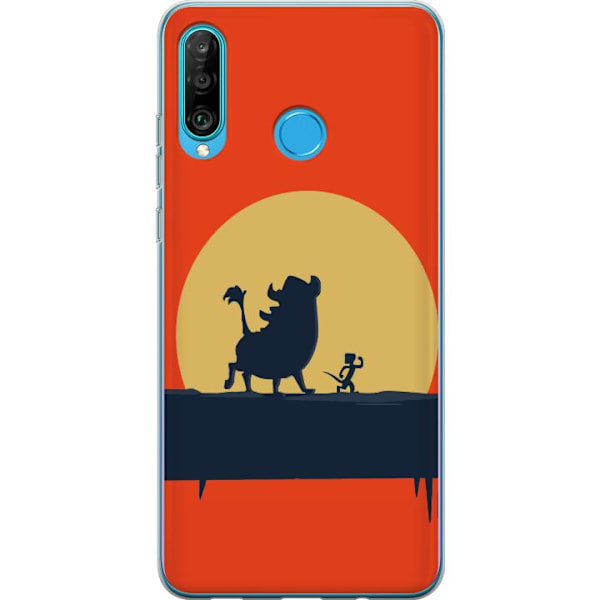 Huawei P30 lite Genomskinligt Skal Hakuna Matata