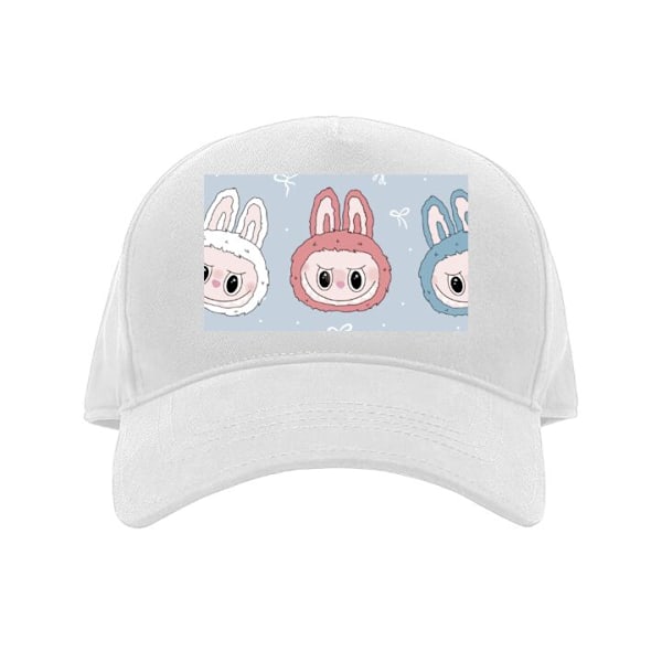 Caps for Barn | Komfortabel Justerbar Barn-Caps Pastell Labubu hvit Barn