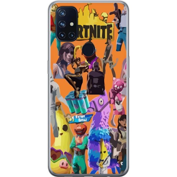 OnePlus Nord N10 5G Genomskinligt Skal Fortnite