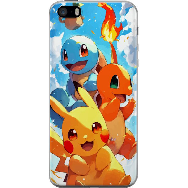 Apple iPhone SE (2016) Läpinäkyvä kuori Pocket Creatures -