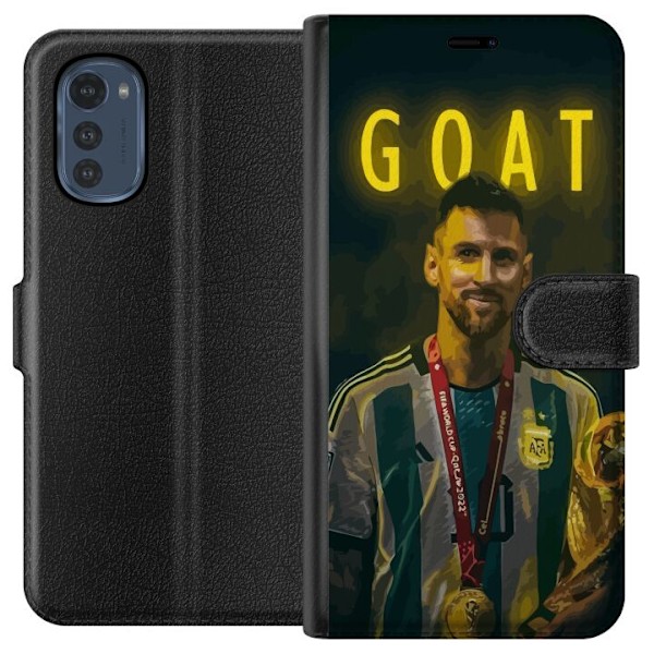 Motorola Moto E32s Lommeboketui Geit Messi