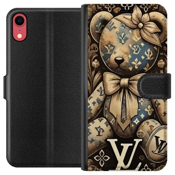 Apple iPhone XR Lompakkokotelo Teddy Vuitton