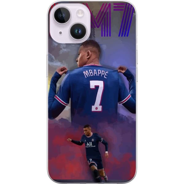 Kompatibelt Mobildeksel til Apple iPhone 14 Kylian Mbappé