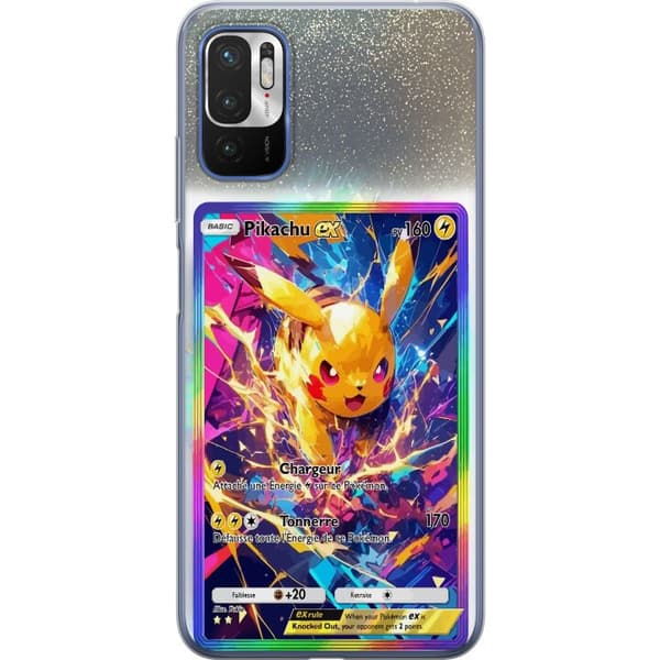 Kompatibelt Mobilskal till Xiaomi Redmi Note 10 5G Pikachu gul