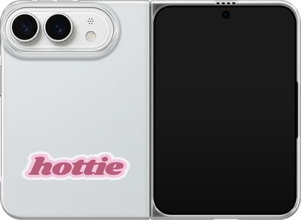 Kompatibelt Mobilskal till Apple iPhone Duo Het text - Rosa motiv med hottie - Rosa text. rosa