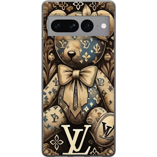 Google Pixel 7 Pro Läpinäkyvä kuori Teddy Vuitton