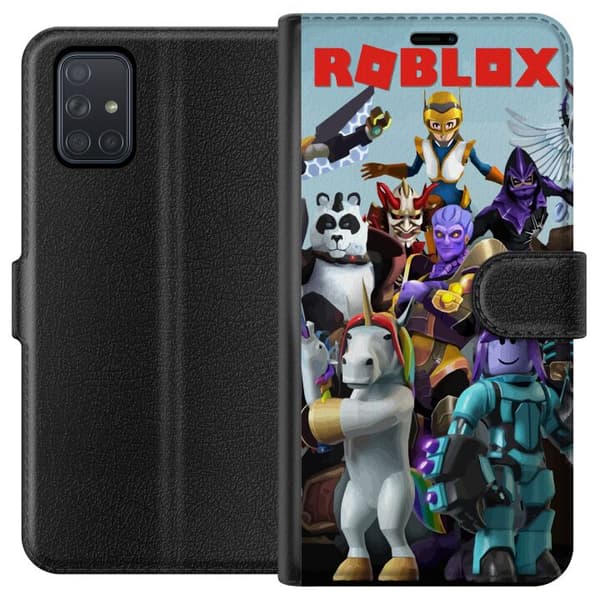 Kompatibel Tegnebogsetui til Samsung Galaxy A71 Roblox
