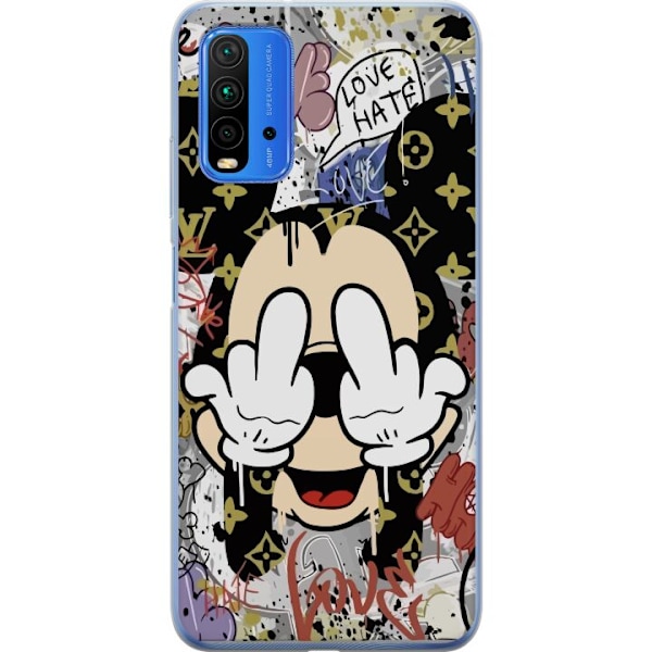 Xiaomi Redmi 9T Genomskinligt Skal Mickey Mouse