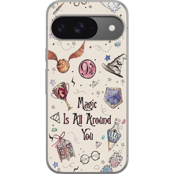 Google Pixel 9 Pro Genomskinligt Skal Harry Potter