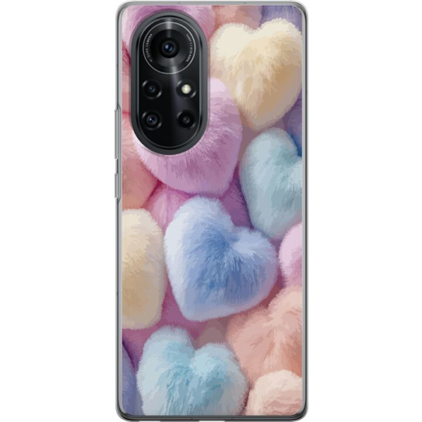 Huawei nova 8 Pro Genomskinligt Skal Hjärtan Kärlek Grafisk Design Romantiskt Motiv Populärt Symbol Grafiskt Mönster Dekoration