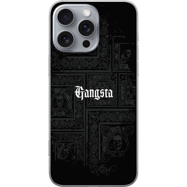 Apple iPhone 16 Pro Max Läpinäkyvä kuori Gangsta