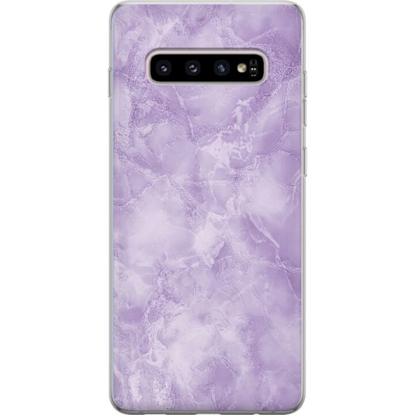 Samsung Galaxy S10+ Läpinäkyvä kuori Marmori